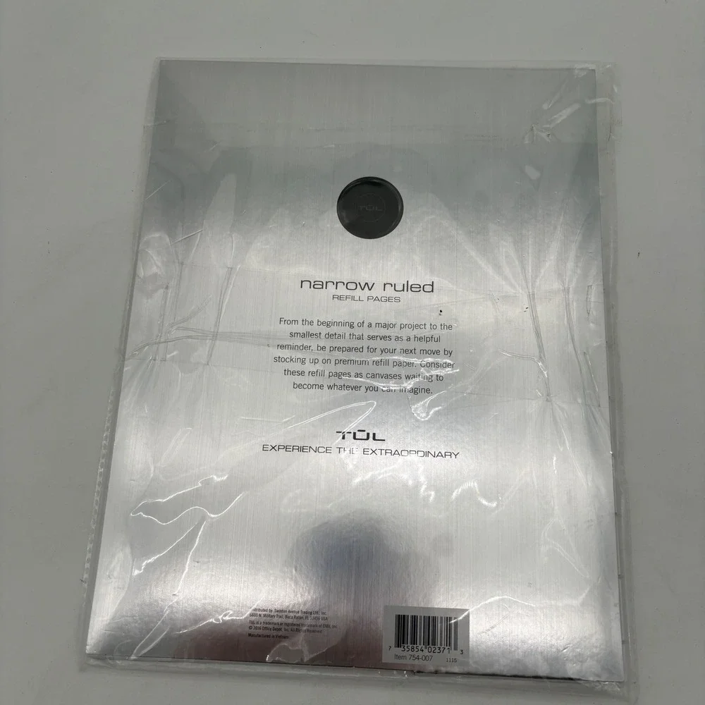 TUL Custom Note-Taking System Refill Pages Narrow Ruled Letter Size 50ct 754-007
